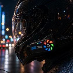 Mey İthalat® Kask Üstü Kamera Bluetooth Müzik ve Çağrı Özellikli Geniş Açılı Lens