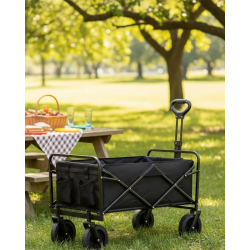 Mey İthalat® Katlanabilir Eşya Taşıma Arabası Kamp Plaj ve Bahçe Kullanımına Uygun
