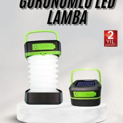 Mey İthalat® Katlanabilir Kamp Lambası Akordiyon Lamba Şarjlı 3 Kademeli Solar