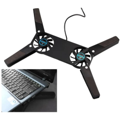Mey İthalat® Katlanabilir Laptop Soğutucu 2 fanlı
