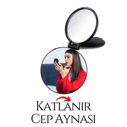 Mey İthalat® Katlanabilir Mini Çanta Aynası 716358