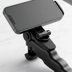 Mey İthalat® Katlanabilir Mini Telefon Tripodu Masaüstü Telefon Standı 360 Derece Ayarlanabilir