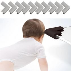 Mey İthalat®  Kauçuk Bebek Çocuk Masa Sehpa Ünite Kenar Köşe Darbe Koruyucu Güvenlik Kiti