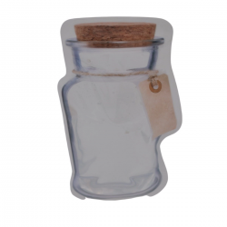 Mey İthalat®  Kavanoz Görünümlü Kilitli Poşet Çıtçıtlı ve Pratik Torba 4 Adet