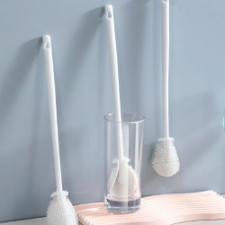 Mey İthalat® Kavanoz ve Biberon Yıkama Fırçası Silikon Beyaz