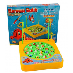 Mey İthalat® KAY-4010 PİLLİ KIRMIZI BALIK OYUNU -VRD