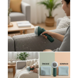 Mey İthalat® Kazak Battaniye ve Perde İçin Tüy Alma Cihazı