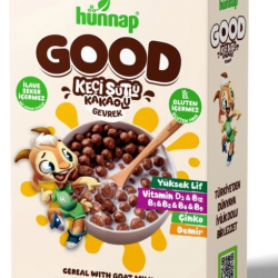 Mey İthalat®   Keçi Sütlü Kakao ve Vitamıin Tahıllı Glutensiz Gevrek 240 Gr