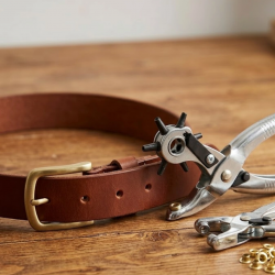 Mey İthalat® Kemer Delme Aparatı 2li Set Deri Kemer Çanta Ayakkabı Delme Pensesi