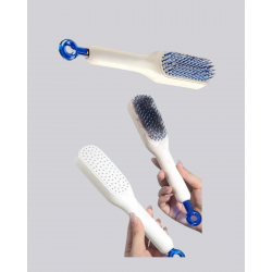 Mey İthalat® Kendi Kendini Temizleyen Saç Tarağı – Anti-Statik, Silikon Uçlu, ABS Malzeme, 22x4 cm