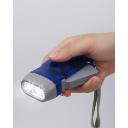 Mey İthalat® Kendiliğinden Şarjlı El Feneri 3 LED Enerjisiz Çalışan Pratik Tasarım