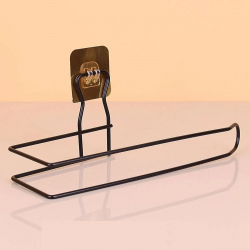 Mey İthalat®  Kendiliğinden Yapışkanlı Krom Paslanmaz Metal Havlu Kağıtlık Aparatı