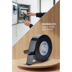 Mey İthalat® Kendinden Eriyen Kauçuk Tamir Bandı Kendi Birleşen Bant 722868