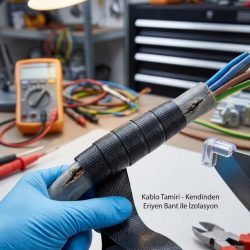 Mey İthalat® Kendinden Kaynaşan Eriyen Bant Su Geçirmez İzolasyon Bandı