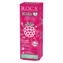 Mey İthalat®  .Kids Ahududu Smoothie Tadında Florürsüz Diş Macunu 45 Gr