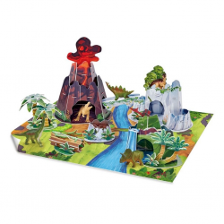 Mey İthalat® Kids Dinozor Oyun Seti 3D Puzzle