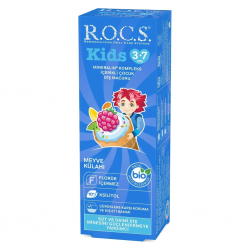 Mey İthalat®  .Kids Diş Macunu 3-7 Yaş 35 ml Meyve Külahı