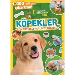 Mey İthalat® Kids Köpekler Çıkartmalı Faaliyet Kitabı