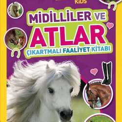 Mey İthalat® Kids Midilliler ve Atlar Çıkartmalı Faaliyet Kitabı