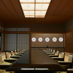 Mey İthalat® Kırmızı 5’li Dünya Saat Seti 36 cm Zarif Ve Şık