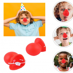 Mey İthalat® Kırmızı Renk Lastikli Burun Palyaço Burun