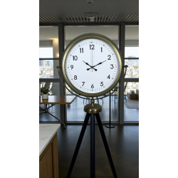 Mey İthalat® Klasik Eskitme Tripod Ayaklı Saat