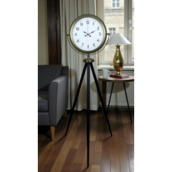Mey İthalat® Klasik Eskitme Tripod Ayaklı Saat