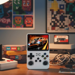 Mey İthalat® Klasik Oyun Konsolu 64 Bit İşlemci ve Çift Kart Girişi Özellikli