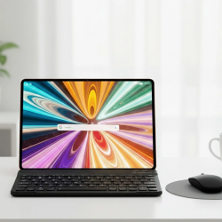 Mey İthalat® Klavyeli Tablet PC Kalem Kılıf ve Ekran Koruyucu Hediyeli Android Set