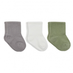 Mey İthalat® Koala Boy 3'lü Penye Soket Çorap 10133 Gri
