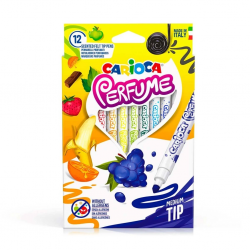 Mey İthalat®  Kokulu Keçeli Boya Kalemi 12'li