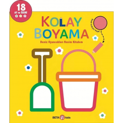 Mey İthalat® Kolay Boyama Deniz Oyuncakları Resim Kitabım