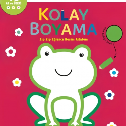 Mey İthalat® Kolay Boyama Zıp Zıp Eğlence Resim Kitabım