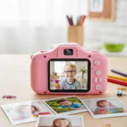Mey İthalat® Kompakt Dijital Kamera HD Video ve Fotoğraf Kayıt Özellikli USB Şarjlı Mini Cihaz Yeni Nesil