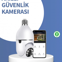 Mey İthalat® Kompakt Tasarımlı Gece Görüşlü Kablosuz Kamera