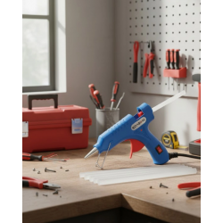 Mey İthalat® Kompakt ve Hafif 20W Silikon Tabancası 7.5 mm Silikon Uyumlu 5 Adet Hediye Silikon