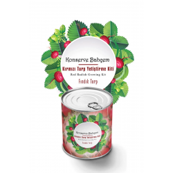 Mey İthalat®  Konserve Bahçem Evde Konservede Fındık Turp Yetiştirme Kiti