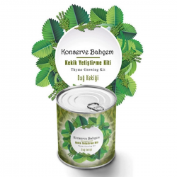 Mey İthalat®  Konserve Bahçem Evde Konservede Kekik Dağ Kekiği Yetiştirme Kiti