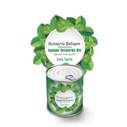 Mey İthalat®  Konserve Bahçem Evde Konservede Kolay Ispanak Yetiştirme Kiti