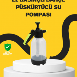 Mey İthalat® Köpük Püskürtücü 2 Litre Dayanıklı Manuel Basınçlı Yıkama Şişesi