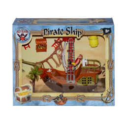 Mey İthalat® Korsan Oyun Seti Beyaz Yelkenli Oyuncak