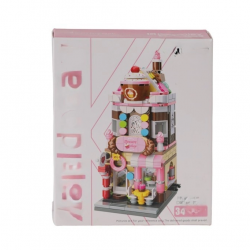 Mey İthalat® KP0101 TATLI DÜKKANI 344 PARÇA BLOCK OYUNCAK