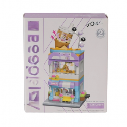 Mey İthalat® KP0108 BUBBLE TEA KAFE 302 PARÇA BLOCK OYUNCAK