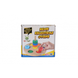 Mey İthalat® KR136 RENKLİ HALKA EŞLEŞTİRME OYUNU