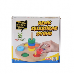 Mey İthalat® KR136 RENKLİ HALKA EŞLEŞTİRME OYUNU