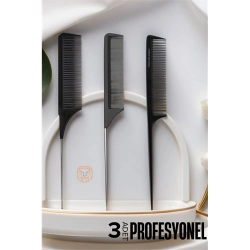 Mey İthalat® Krepe Tarağı - Profesyonel Karbon Krepe Tarağı Seti 719689