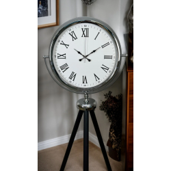 Mey İthalat® Krom Asalet Tripod Ayaklı Saat