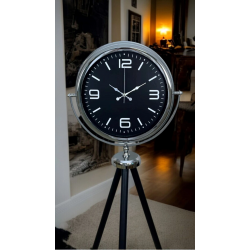 Mey İthalat® Krom Asil Tripod Ayaklı Saat