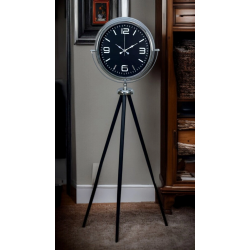 Mey İthalat® Krom Asil Tripod Ayaklı Saat