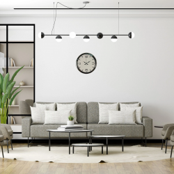 Mey İthalat® Krom Elegance 40 Cm Metal Duvar Saati